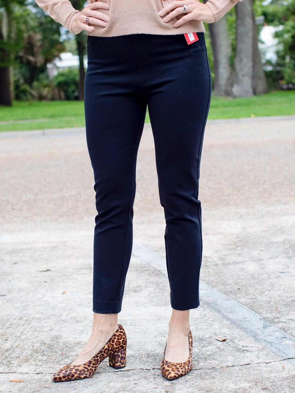 Spanx Black Skinny Backseam Ponte Pants 1X